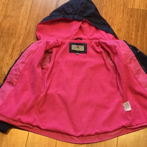 Girls Lined Zip Up Jacket - Picture 5 of 5